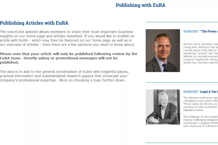 publishing with EuRA