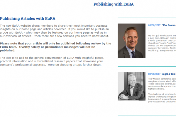 publishing with EuRA